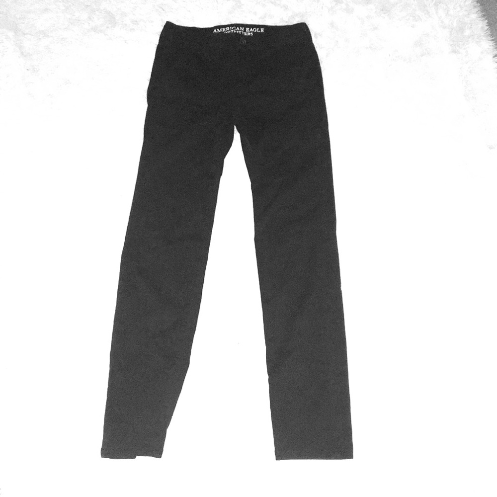 Black khaki pants